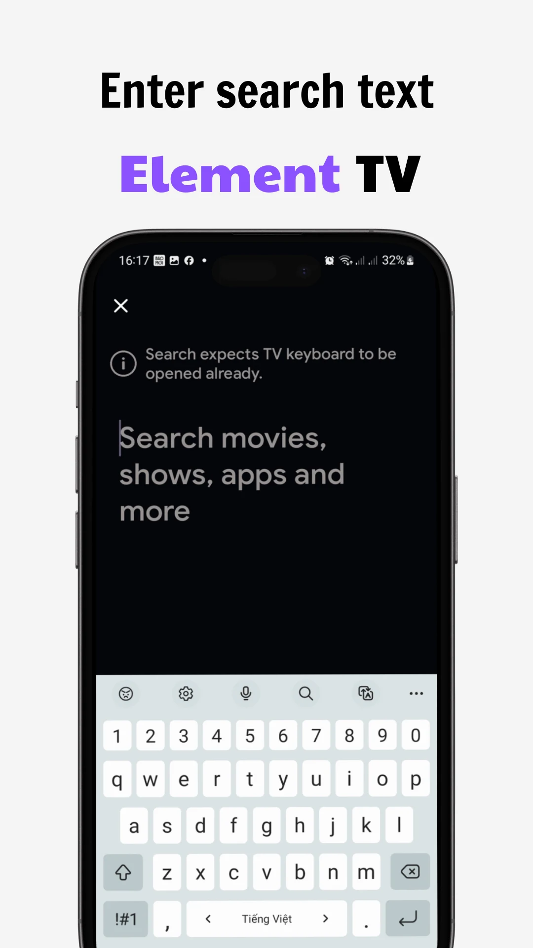 Remote For Element TV screenshot